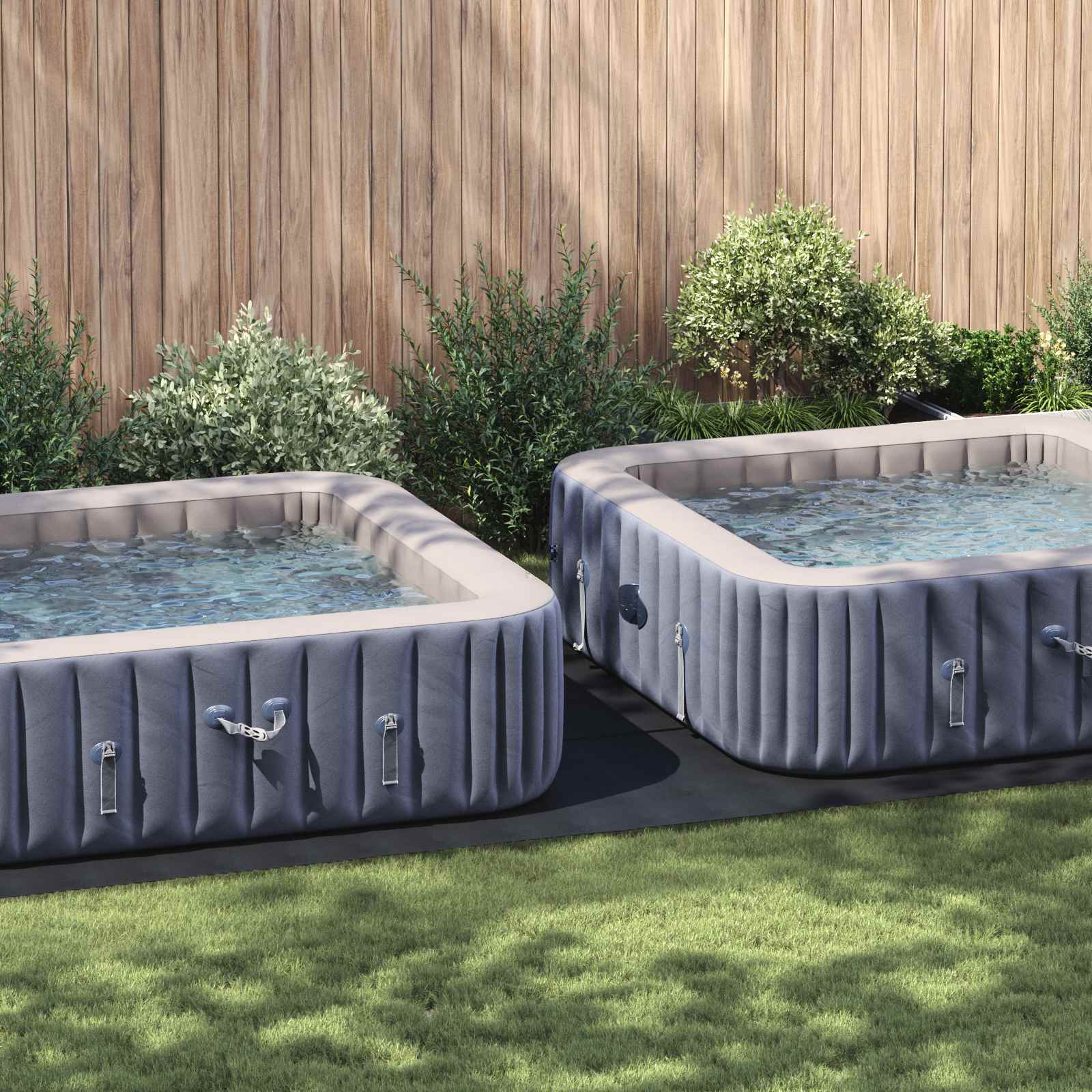 Bodenfolie für Pools 640 x 321 x 0,1 cm Rechteckig Vliesstoff