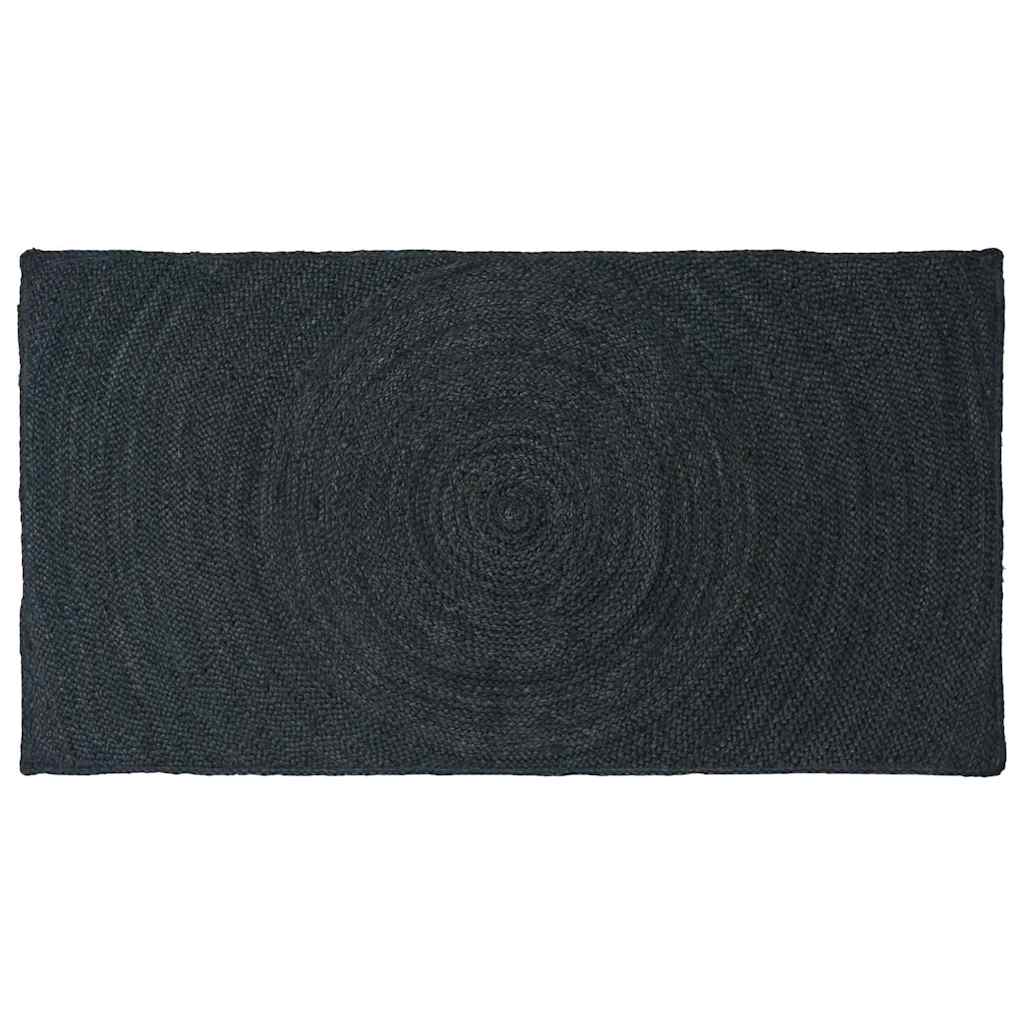Bereichsteppiche Dunkelgrau 80 x 150 cm Jute