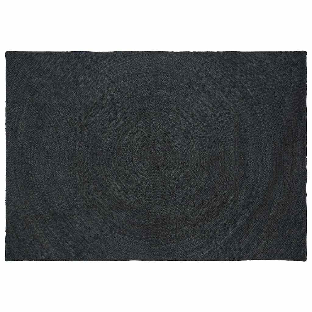 Bereichsteppiche Dunkelgrau 160 x 230 cm Jute