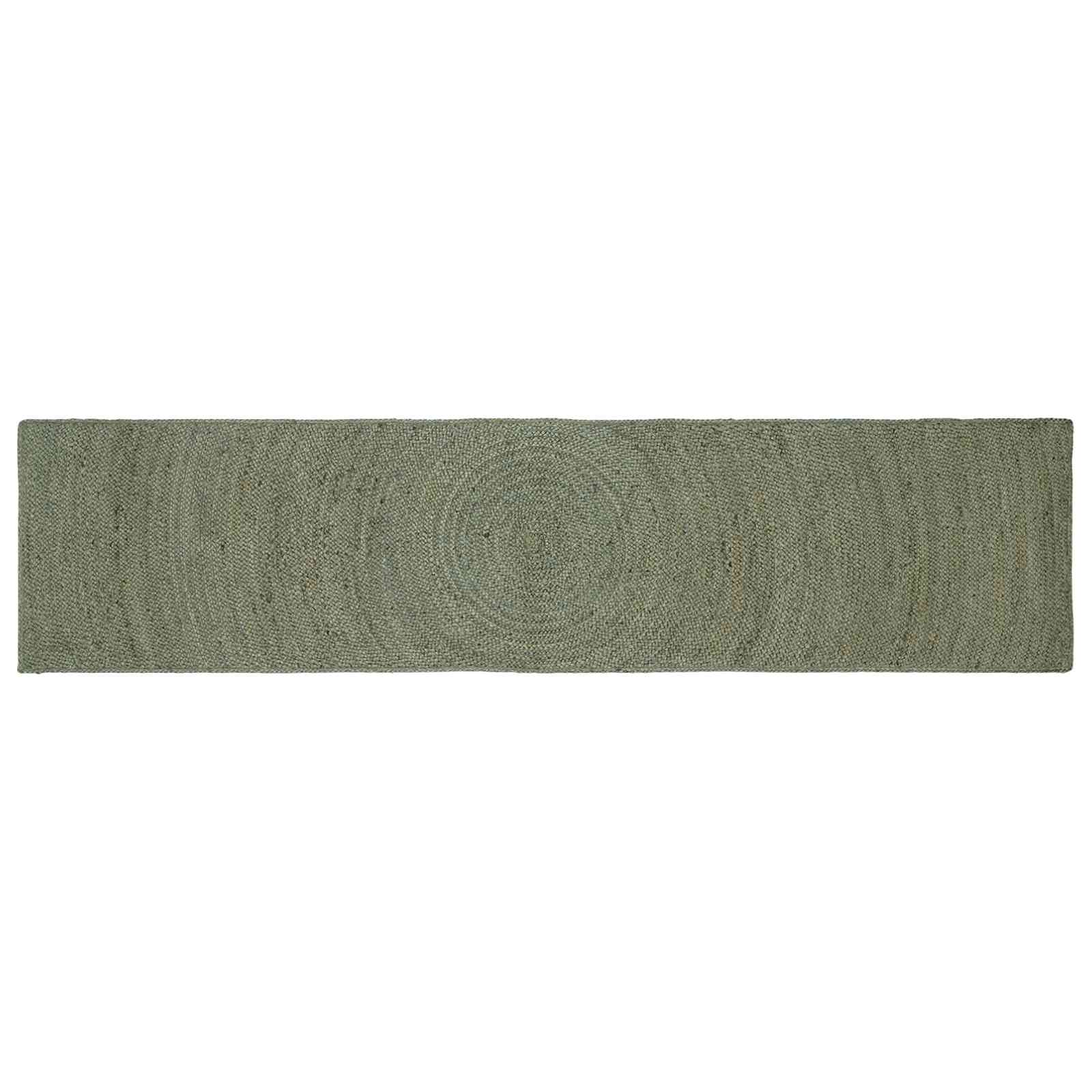 Bereichsteppiche Olive Grün 60 x 300 cm Jute