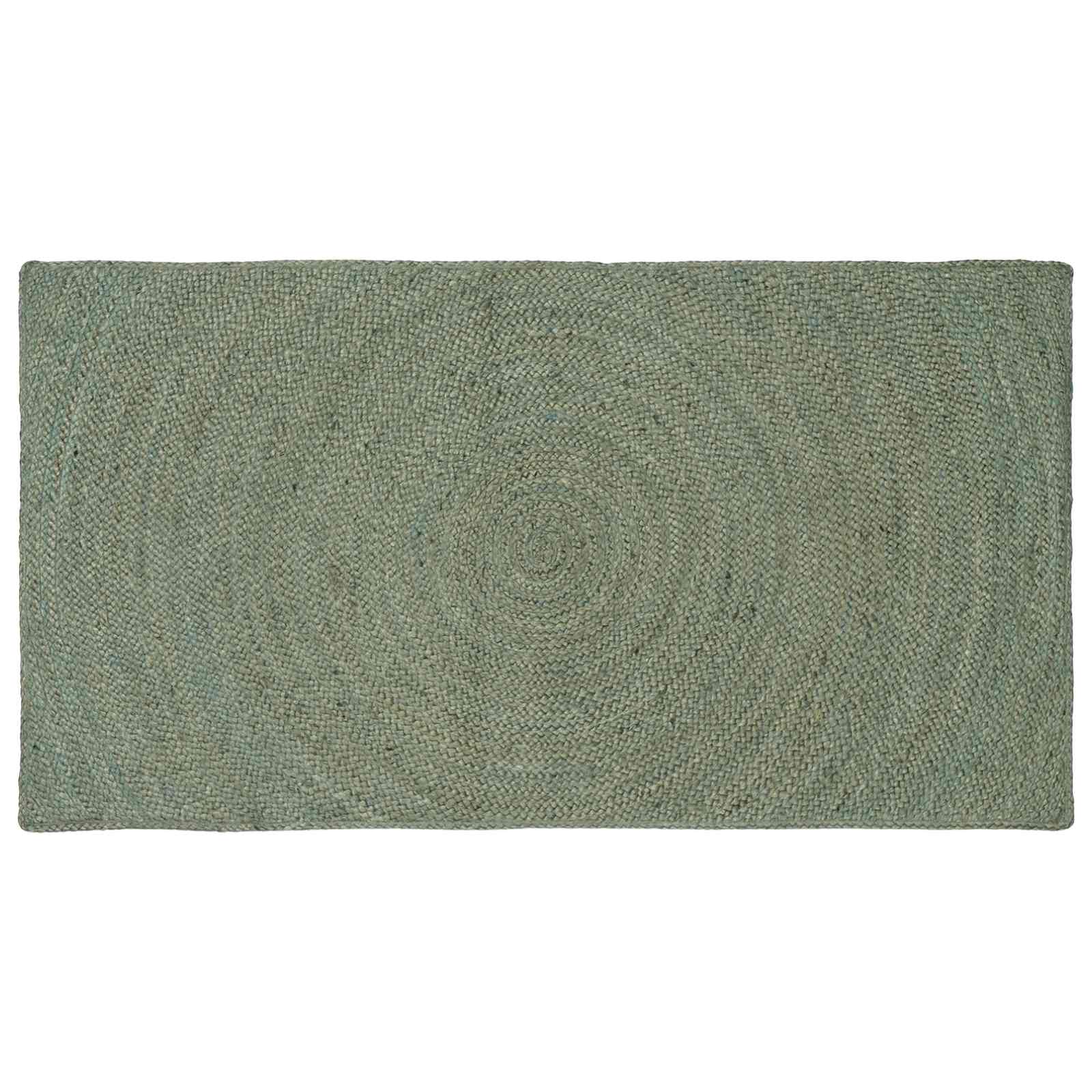 Bereichsteppiche Olive Grün 100 x 200 cm Jute