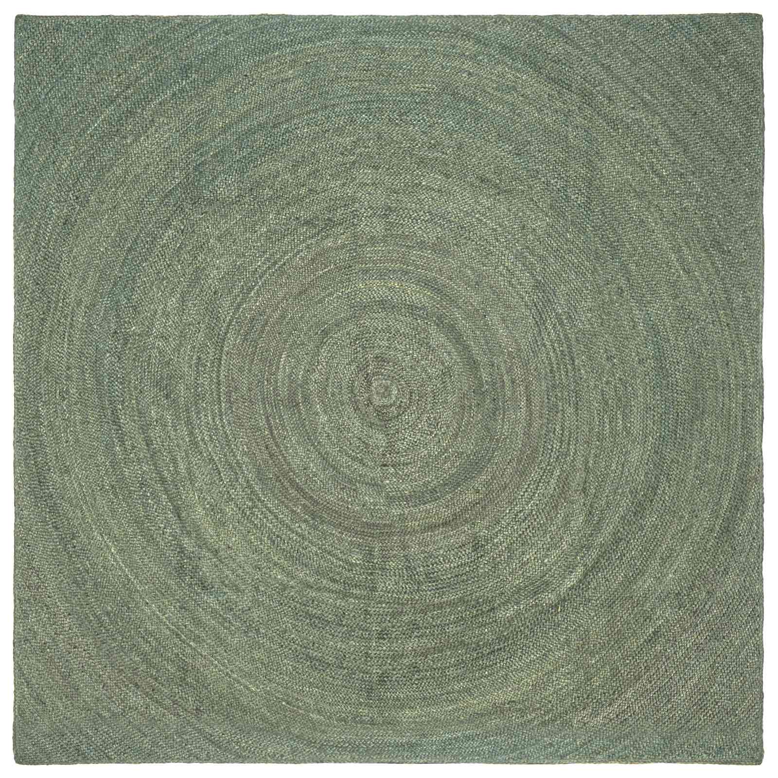 Bereichsteppiche Olive Grün 240 x 240 cm Jute