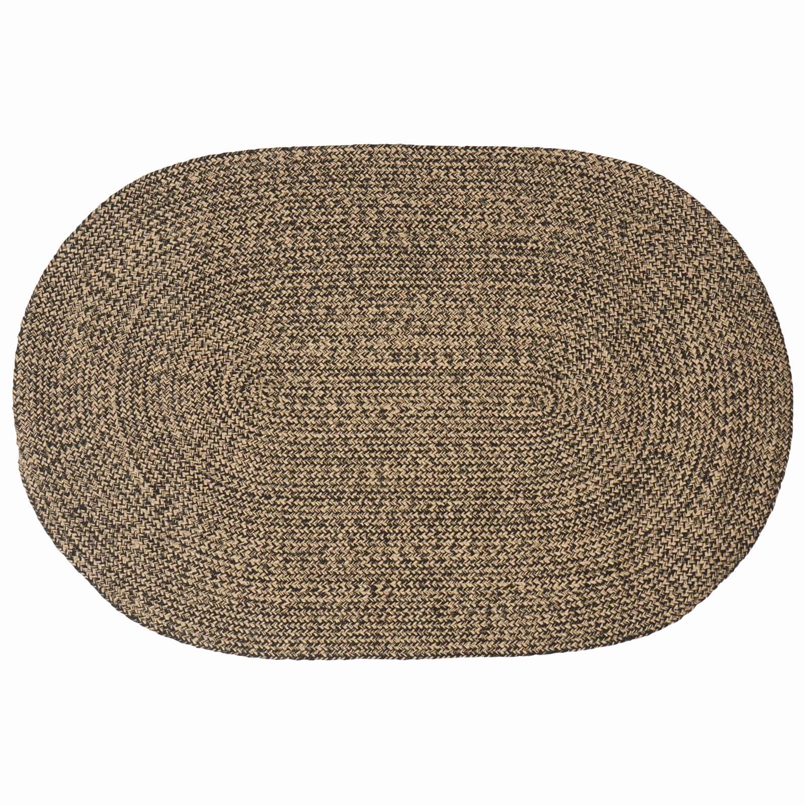 Bereichsteppiche Schwarz 100 x 152 cm Jute