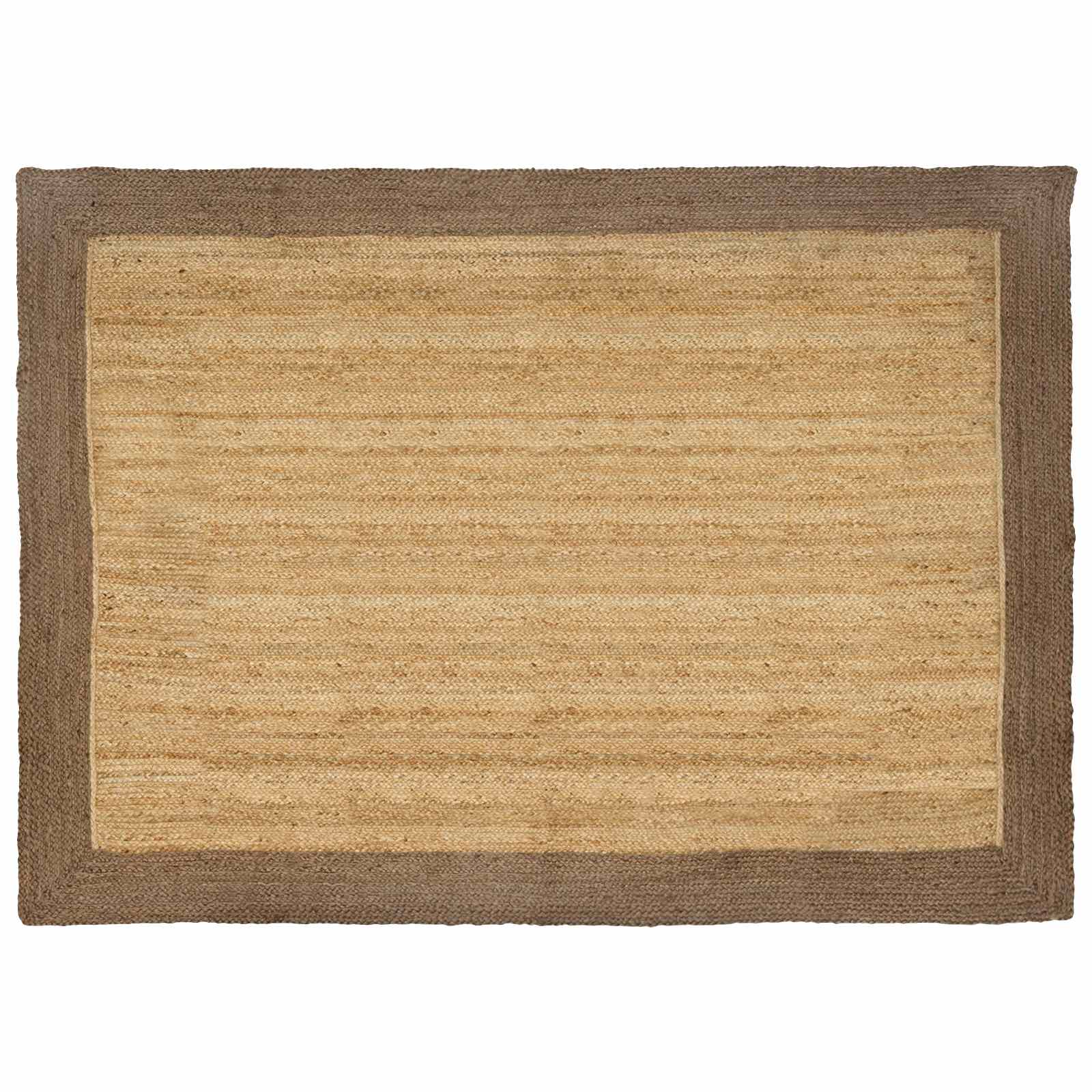 Bereichsteppich Grau 200 x 290 cm Jute