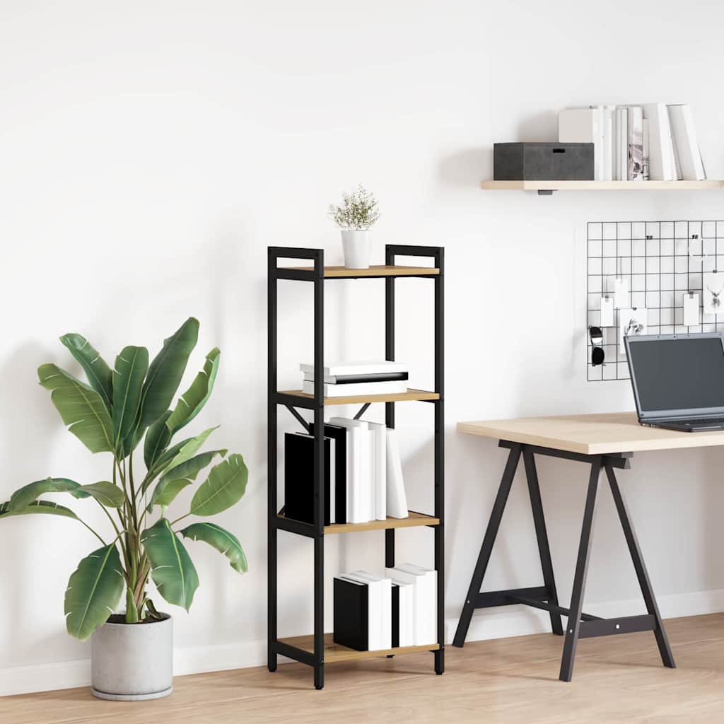 Bücherregal 40 x 30 x 119 cm Holzwerkstoff Artisan-Eiche