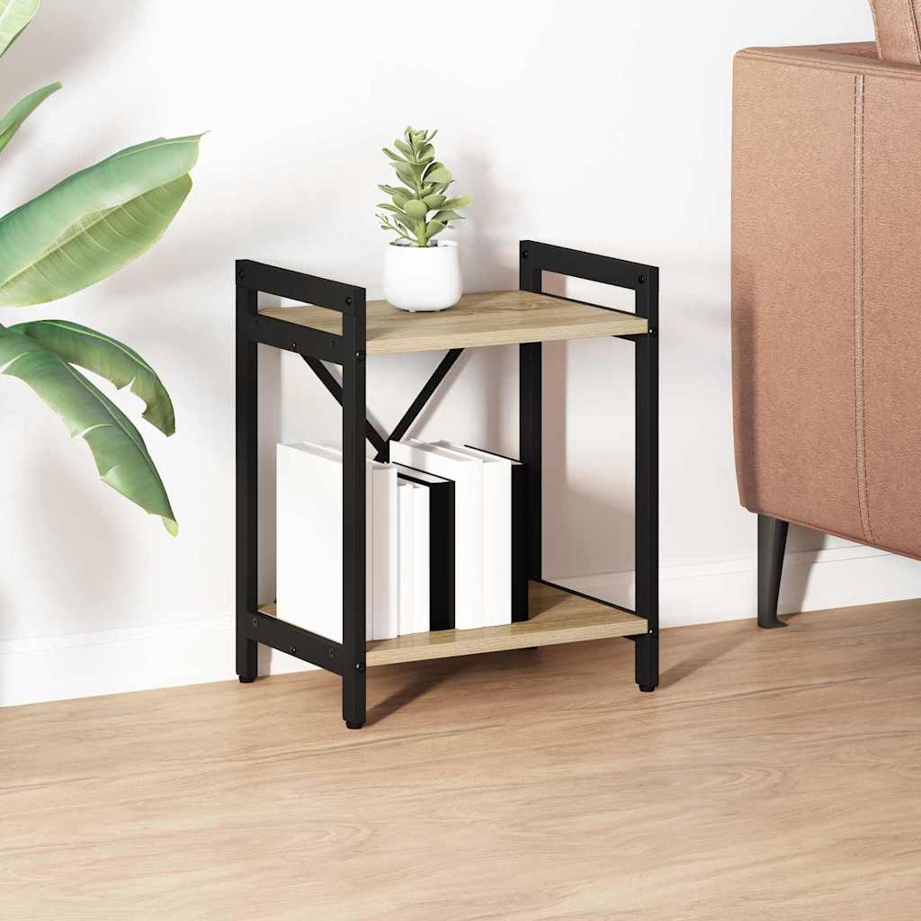 Bücherregal 40 x 30 x 50 cm Holzwerkstoff Sonoma-Eiche