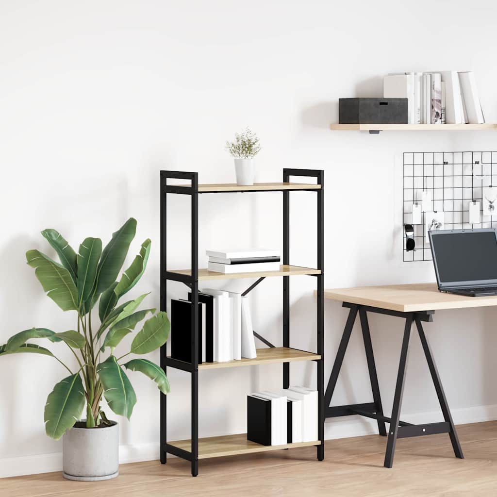 Bücherregal 60 x 30 x 120 cm Holzwerkstoff Sonoma-Eiche