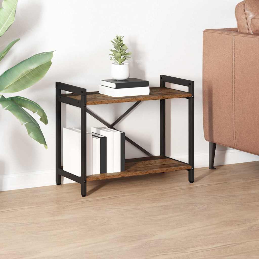 Bücherregal 60 x 30 x 50 cm Holzwerkstoff Altholz