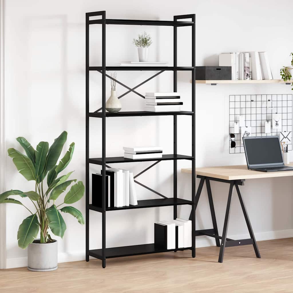 Bücherregal 80 x 30 x 189,5 cm Holzwerkstoff