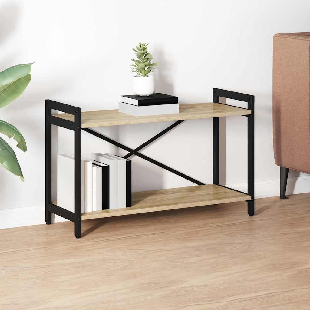 Bücherregal 80 x 30 x 50 cm Holzwerkstoff Sonoma-Eiche