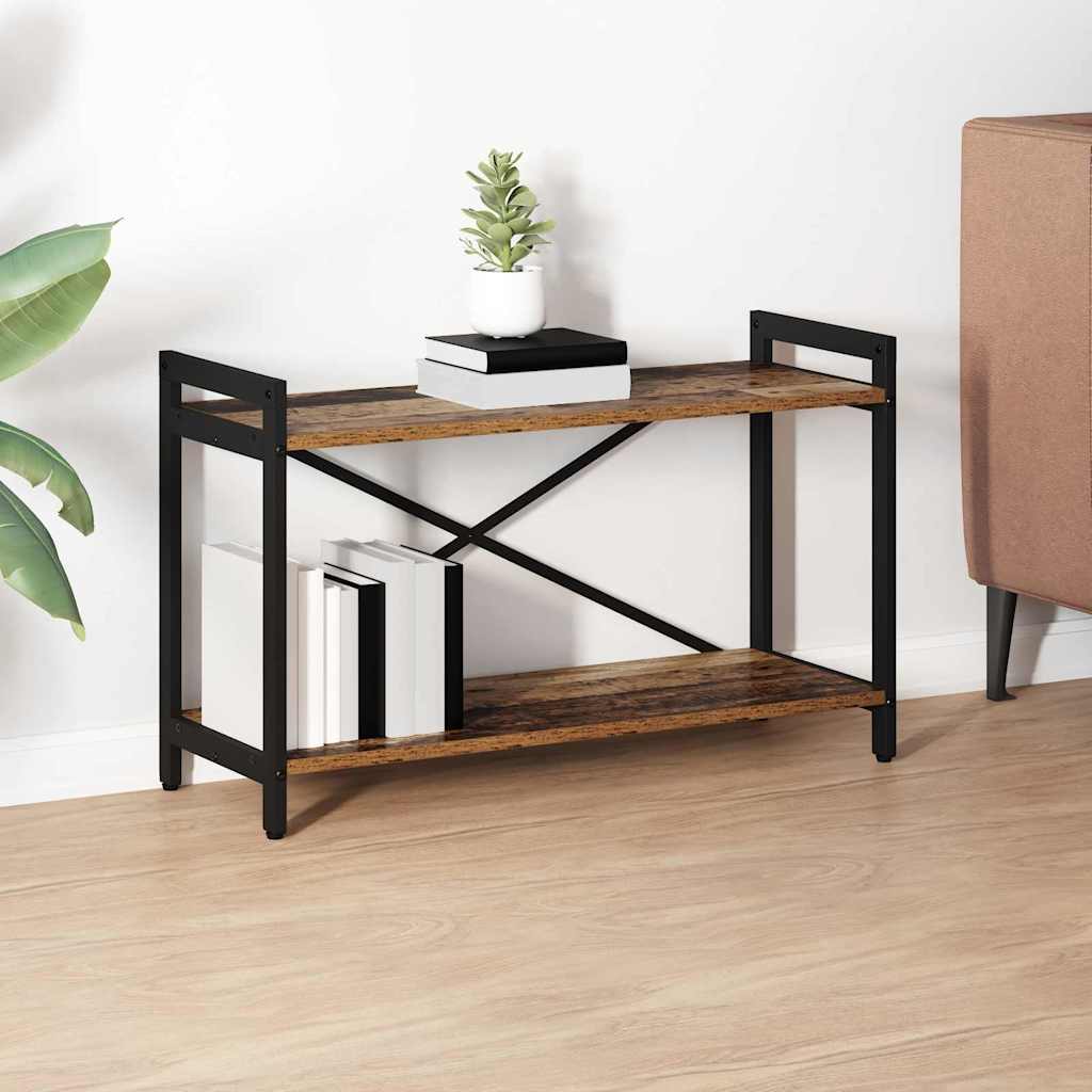 Bücherregal 80 x 30 x 50 cm Holzwerkstoff Altholz