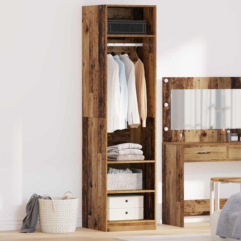 Kleiderschrank Altholz 50 x 50 x 200 cm Holzwerkstoff