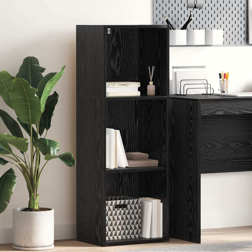 Bücherregal 3 Ebenen 40 x 30 x 114 cm Holzwerkstoff