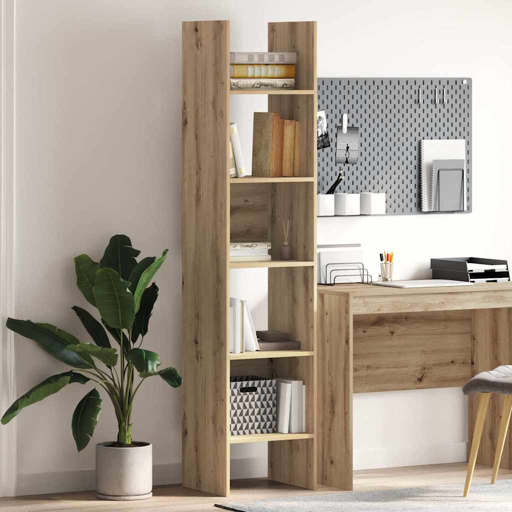 Bücherregal 5 Ebenen 40 x 35 x 180 cm Holzwerkstoff