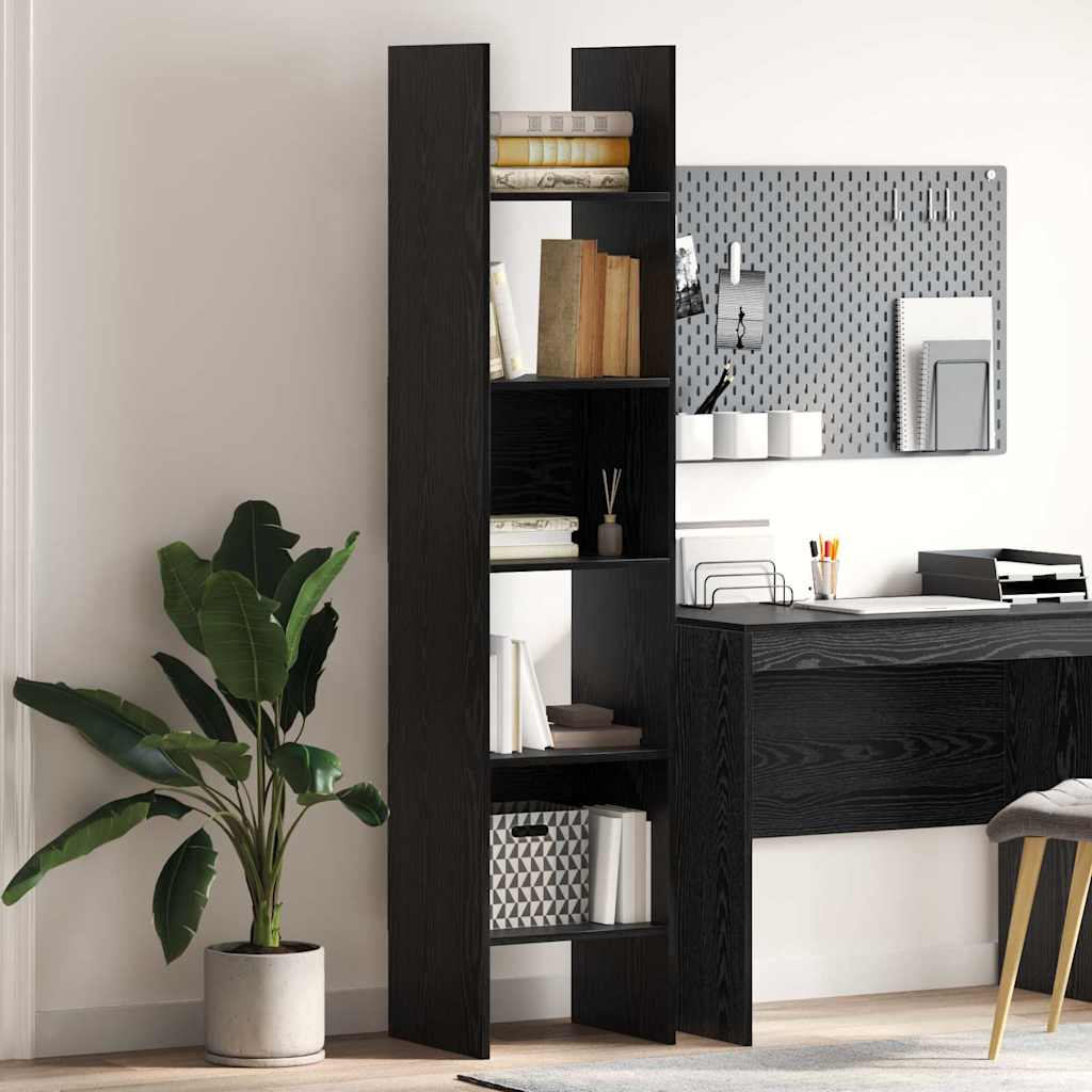 Bücherregal 5 Ebenen 40 x 35 x 180 cm Holzwerkstoff