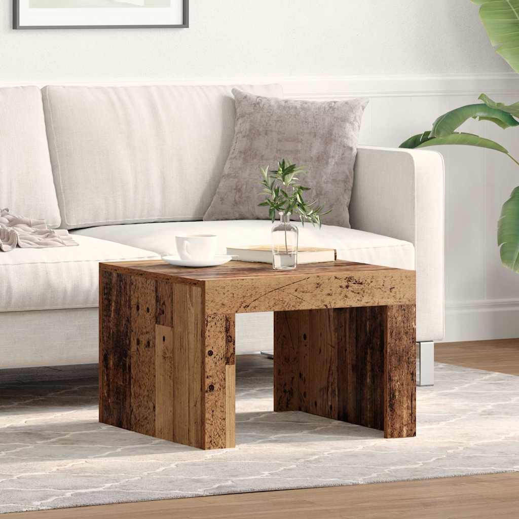Couchtisch Altholz 50 x 50 x 35 cm Holzwerkstoff