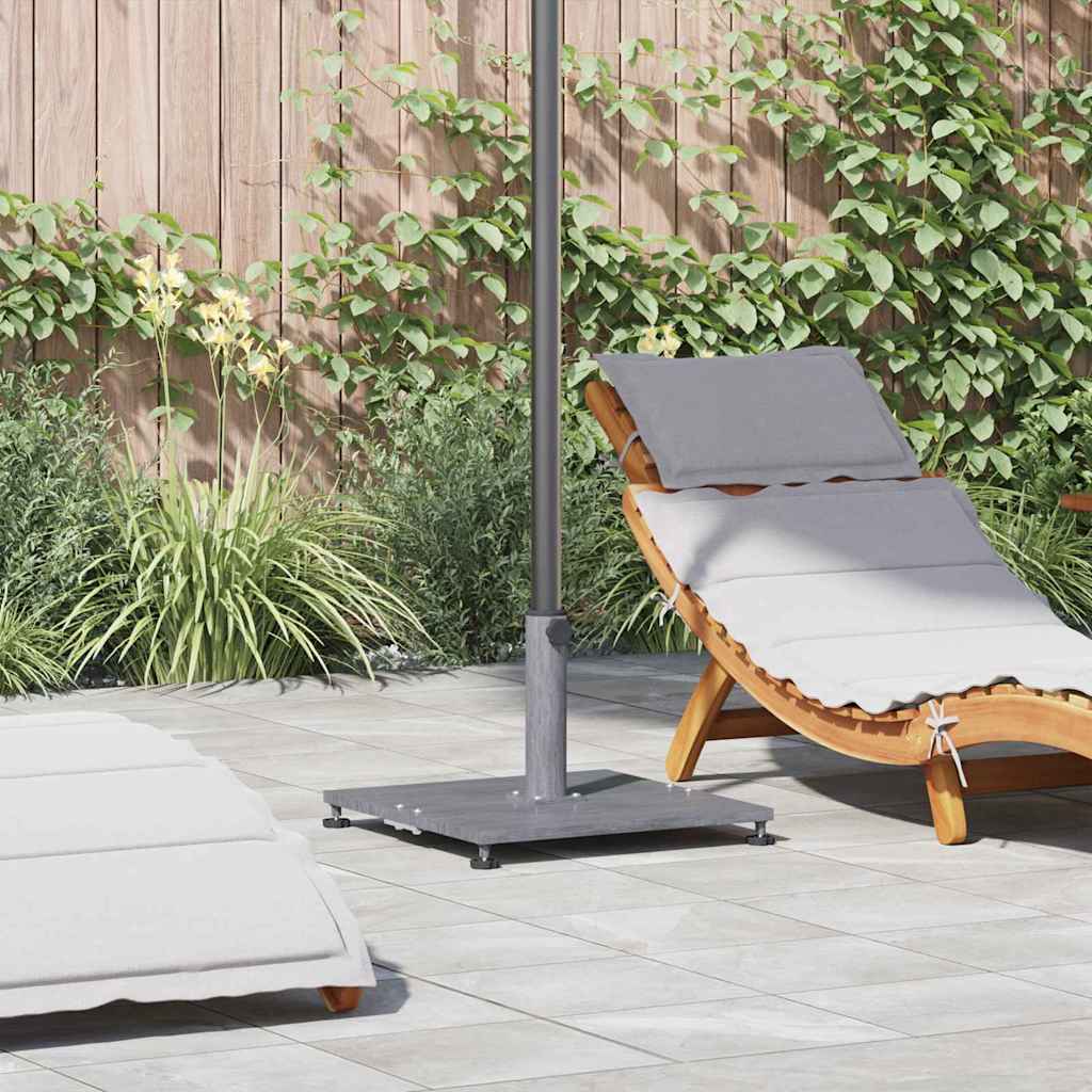 Sonnenschirmständer 28.95 kg Dunkelgraue Holzoptik Quadratisch