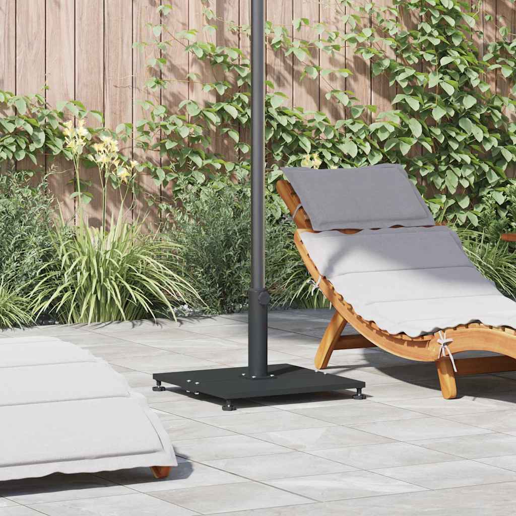 Sonnenschirmständer 25.95 kg Schwarz Quadratisch