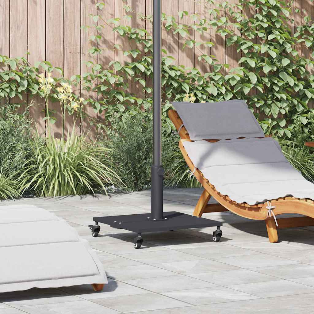 Sonnenschirmständer 26.8 kg Dunkelgrau Quadratisch Verstellbar