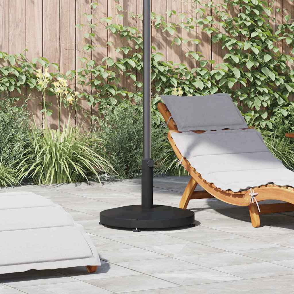 Sonnenschirmständer 24.6 kg Schwarz Rund