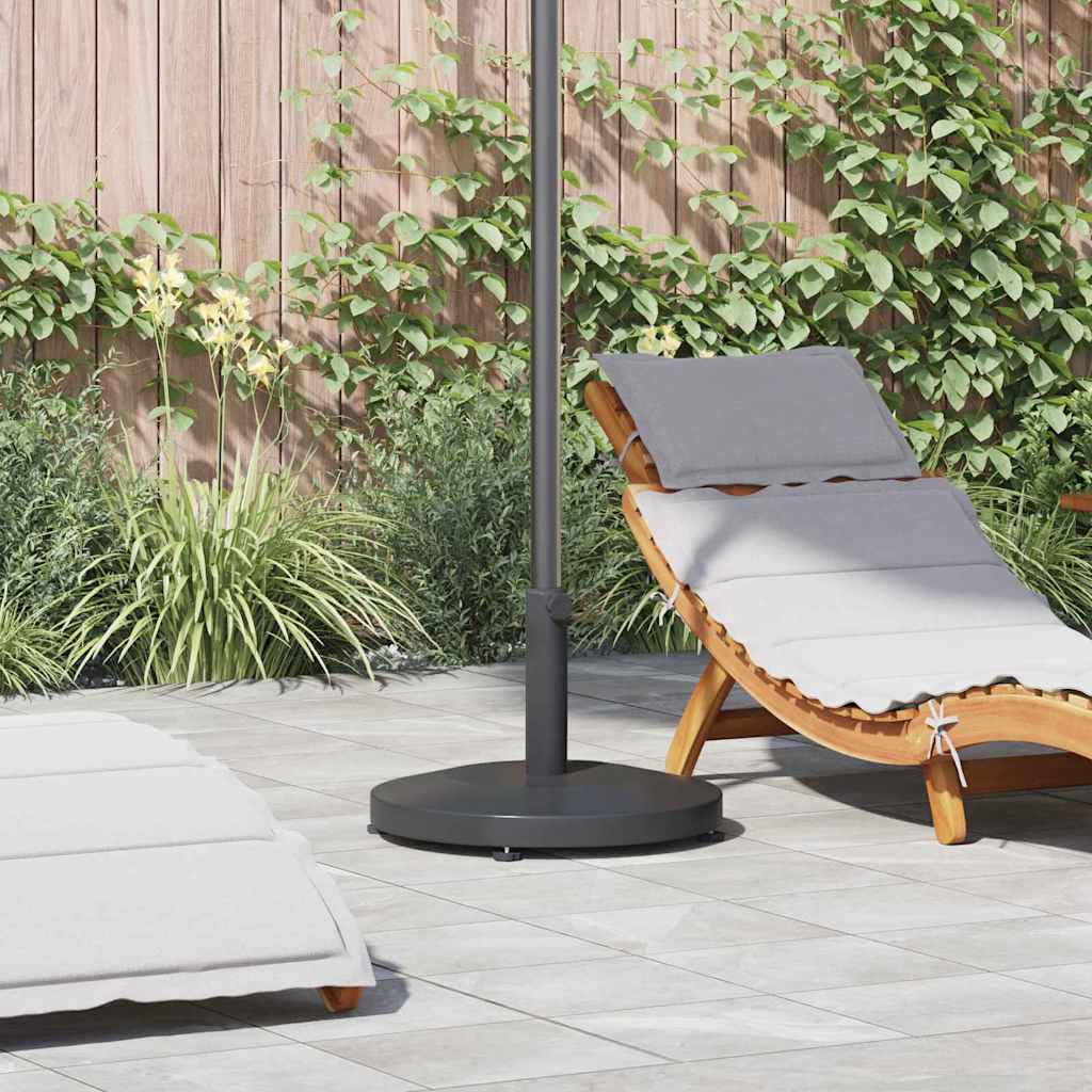 Sonnenschirmständer 24.6 kg Dunkelgrau Rund