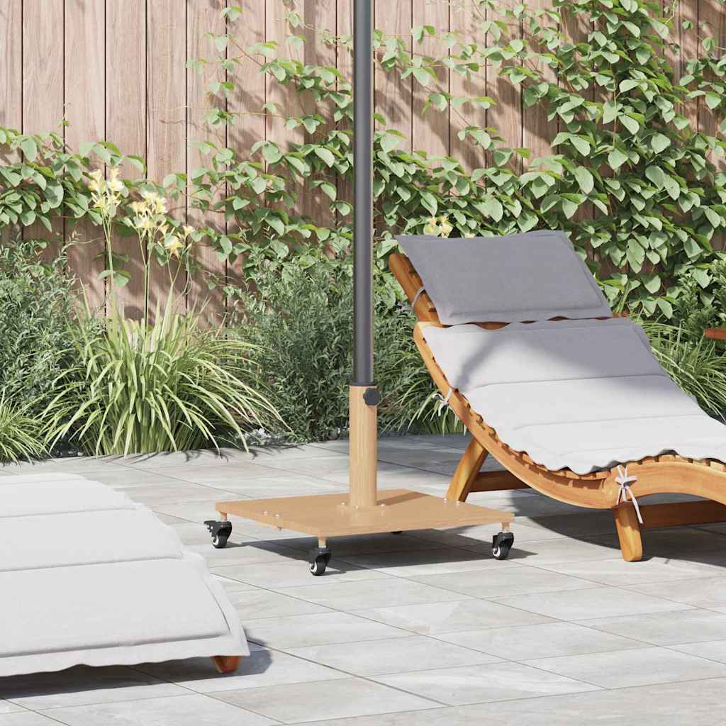 Sonnenschirmständer 26.75 kg Helles Holz Quadratisch