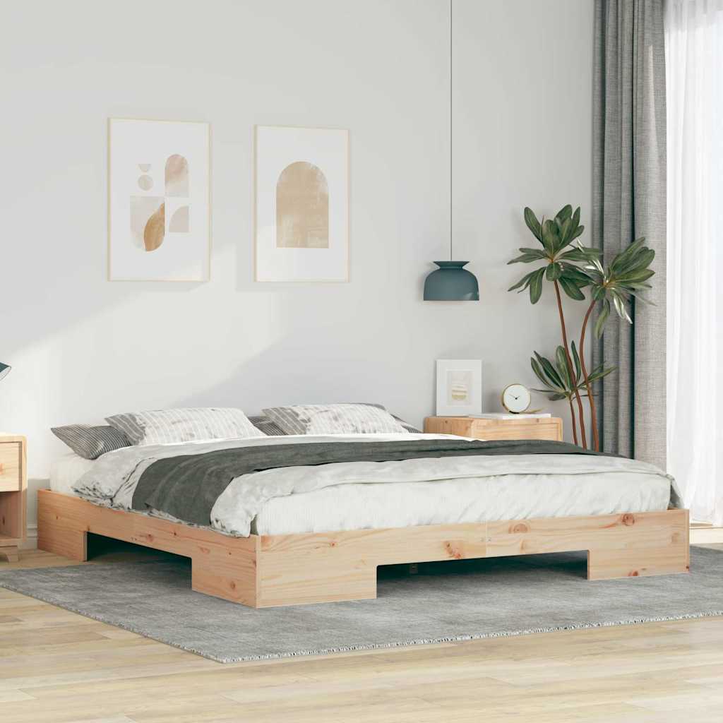 Bettgestell Braun 200 x 200 cm