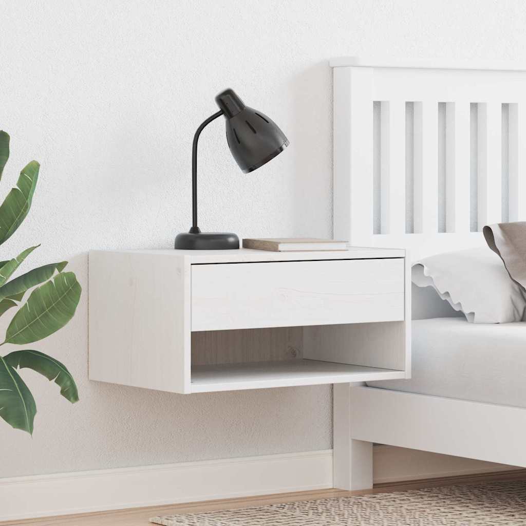 Nachttisch Wachsbraun 50 x 32,5 x 24 cm Massivholz Kiefer