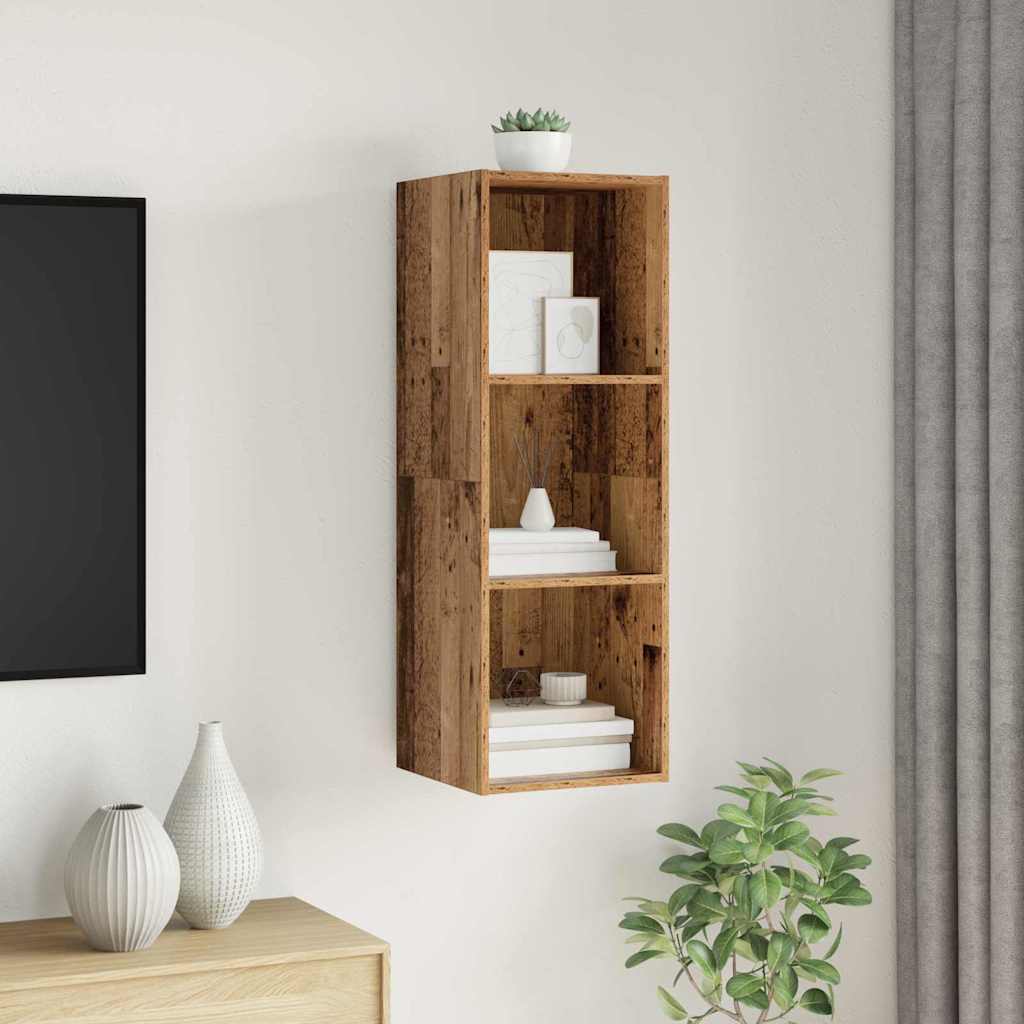 TV-Schrankset 37 x 37 x 107 cm Altholz Holzwerkstoff