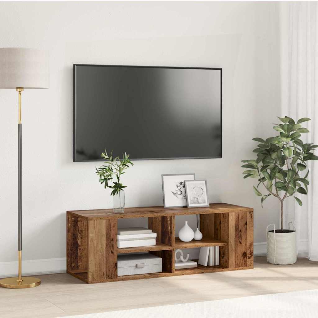 TV-Schrankset 102 x 35 x 35 cm Altholz Holzwerkstoff