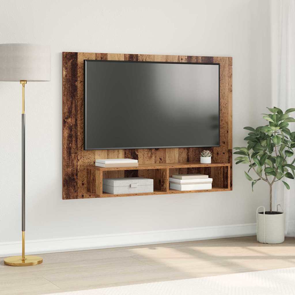 TV-Schrankset 120 x 23,5 x 90 cm Altholz Holzwerkstoff