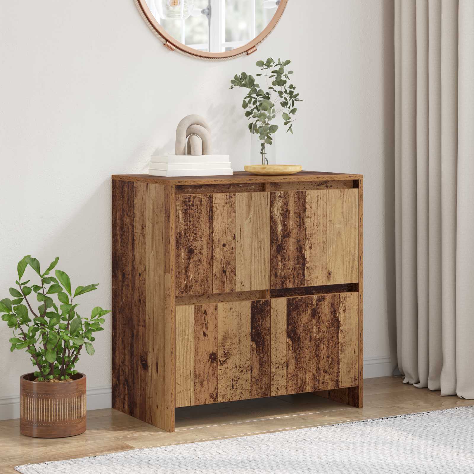 Sideboard Altholz 70 x 41 x 75 cm Holzwerkstoff