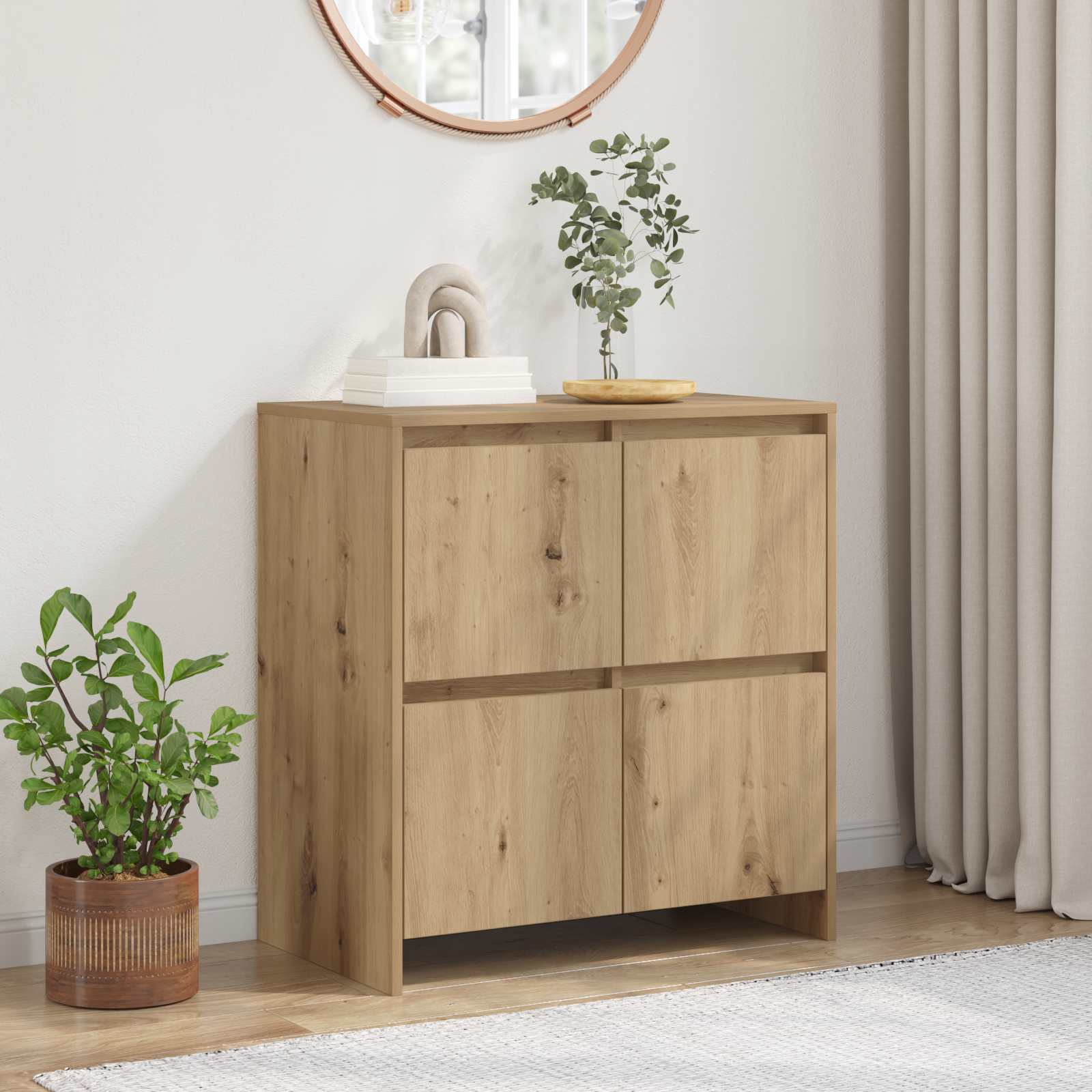 Sideboard Artisan-Eiche 70 x 41 x 75 cm Holzwerkstoff