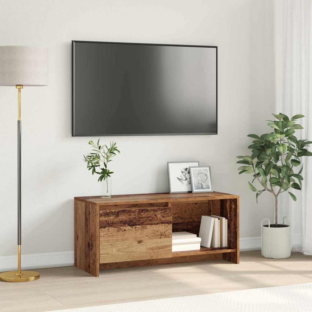 TV-Schrankset 90 x 35 x 40 cm Altholz Holzwerkstoff
