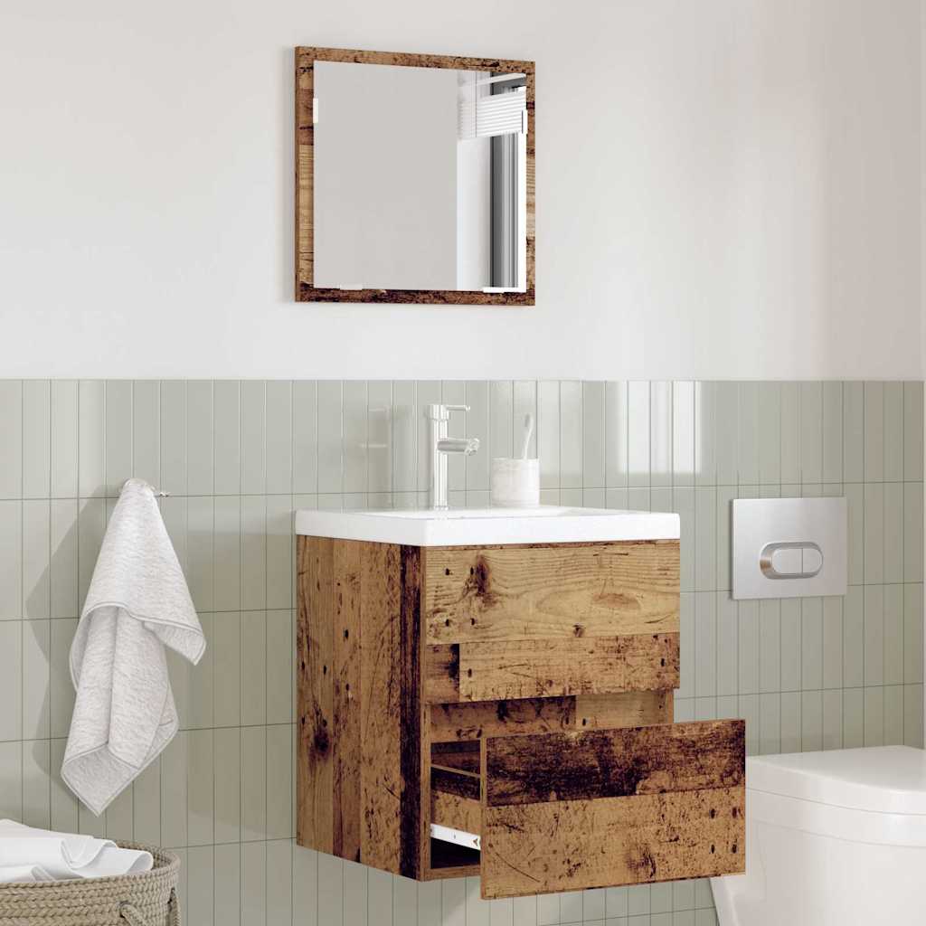 Badezimmerschrank Altholz 41 x 38,5 x 45 cm Holzwerkstoff