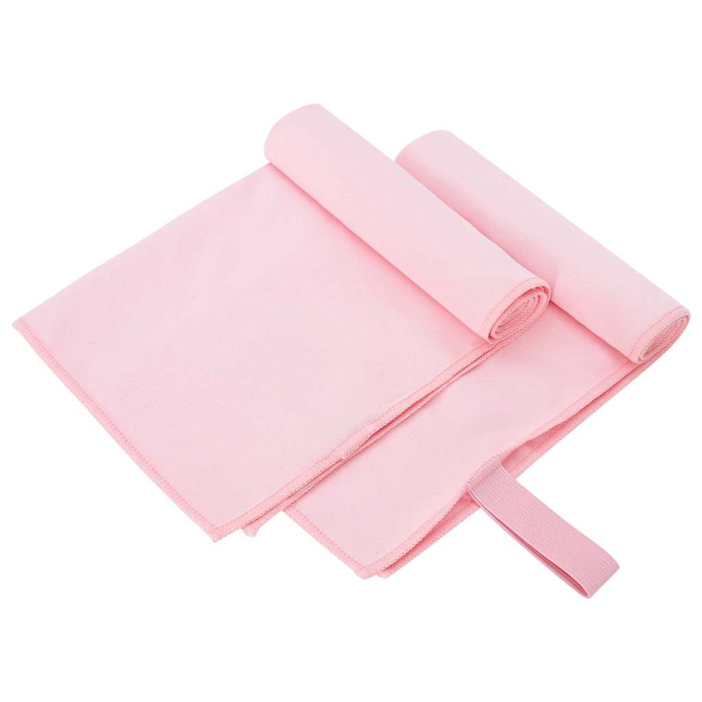 Sporthandtücher 2 stk. Rosa 50 x 30 cm