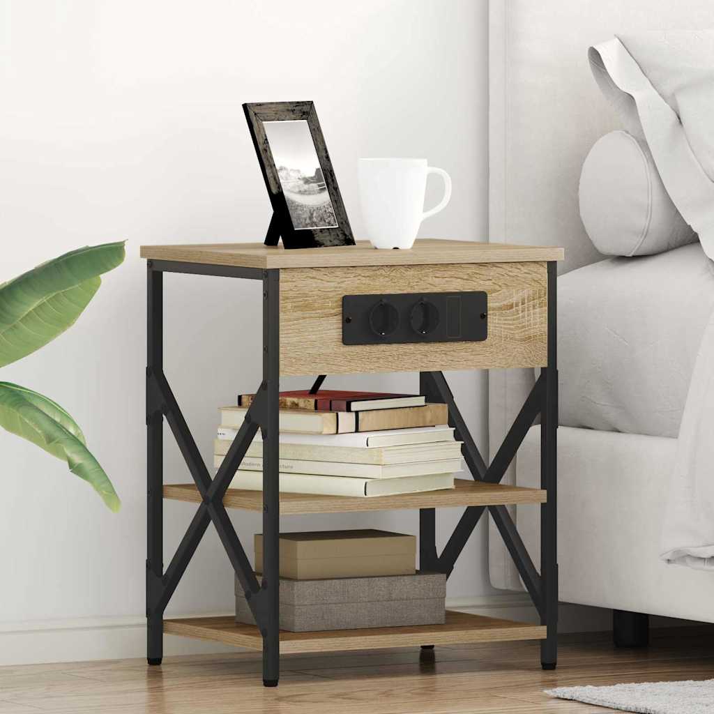 Nachttisch Sonoma-Eiche 41 x 31 x 51 cm Holzwerkstoff