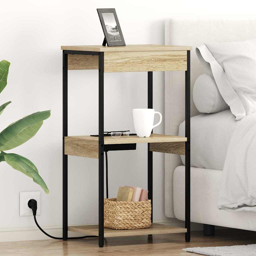Nachttisch Sonoma-Eiche 41 x 31 x 76 cm Holzwerkstoff