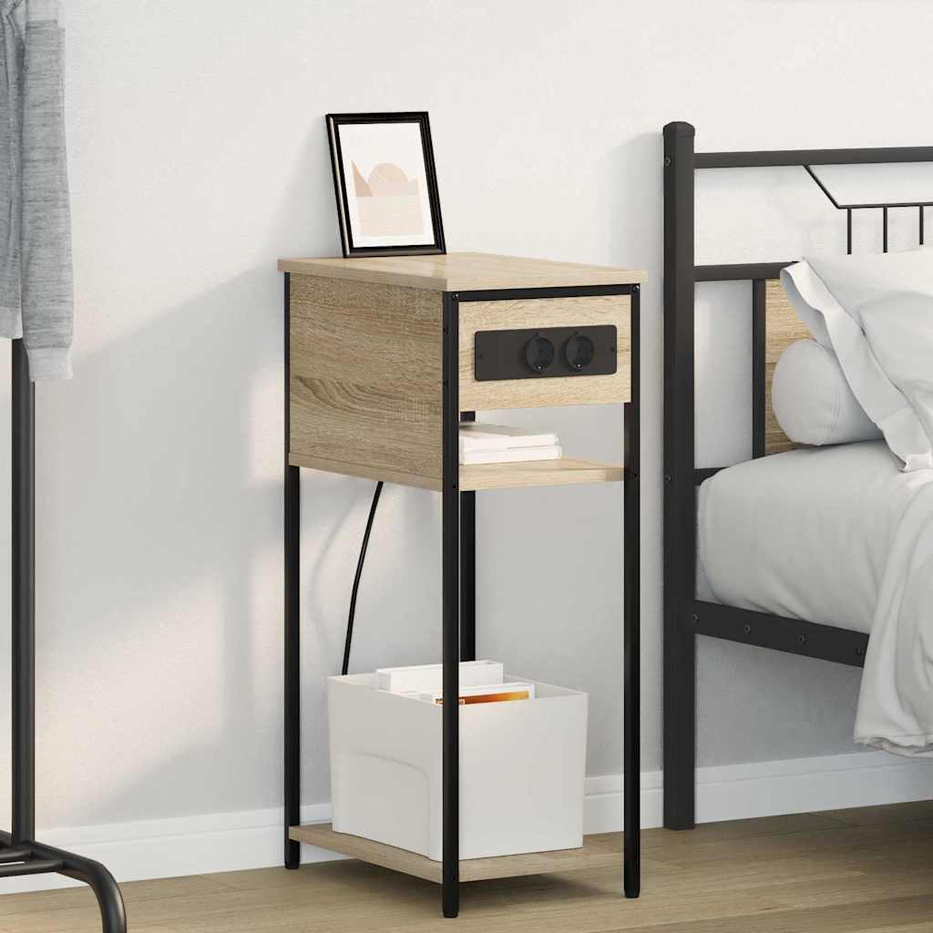 Nachttisch Sonoma-Eiche 41 x 28 x 76 cm Holzwerkstoff