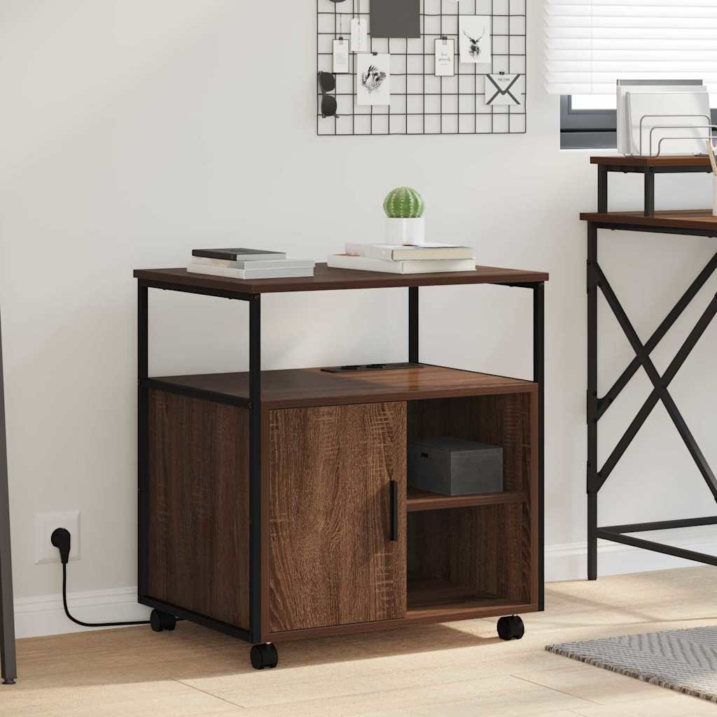 Schrank mit Ladestation 61 x 46 x 67 cm Holzwerkstoff