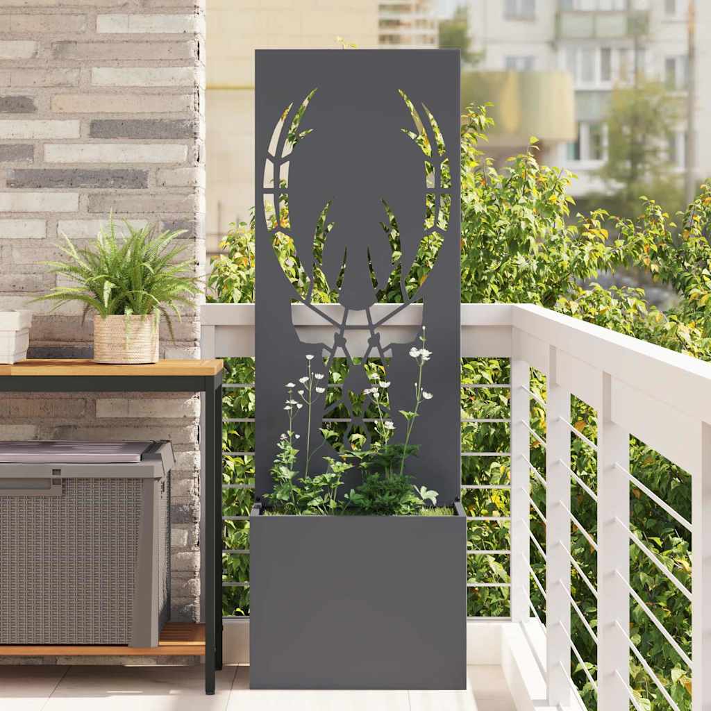 Garten Sichtschutz-Leinwand Anthrazit 50 x 32 x 150 cm
