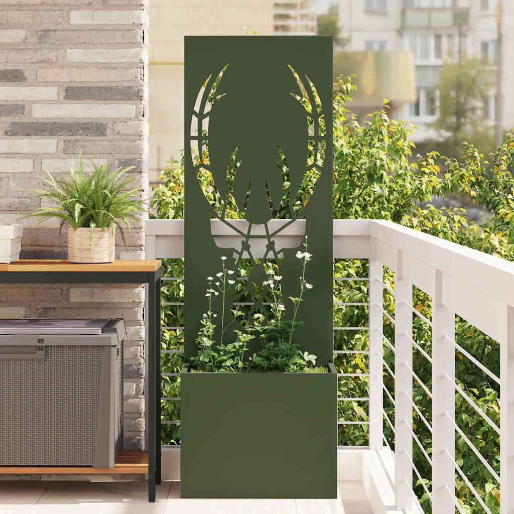 Garten Sichtschutz-Leinwand Olivgrün 50 x 32 x 150 cm