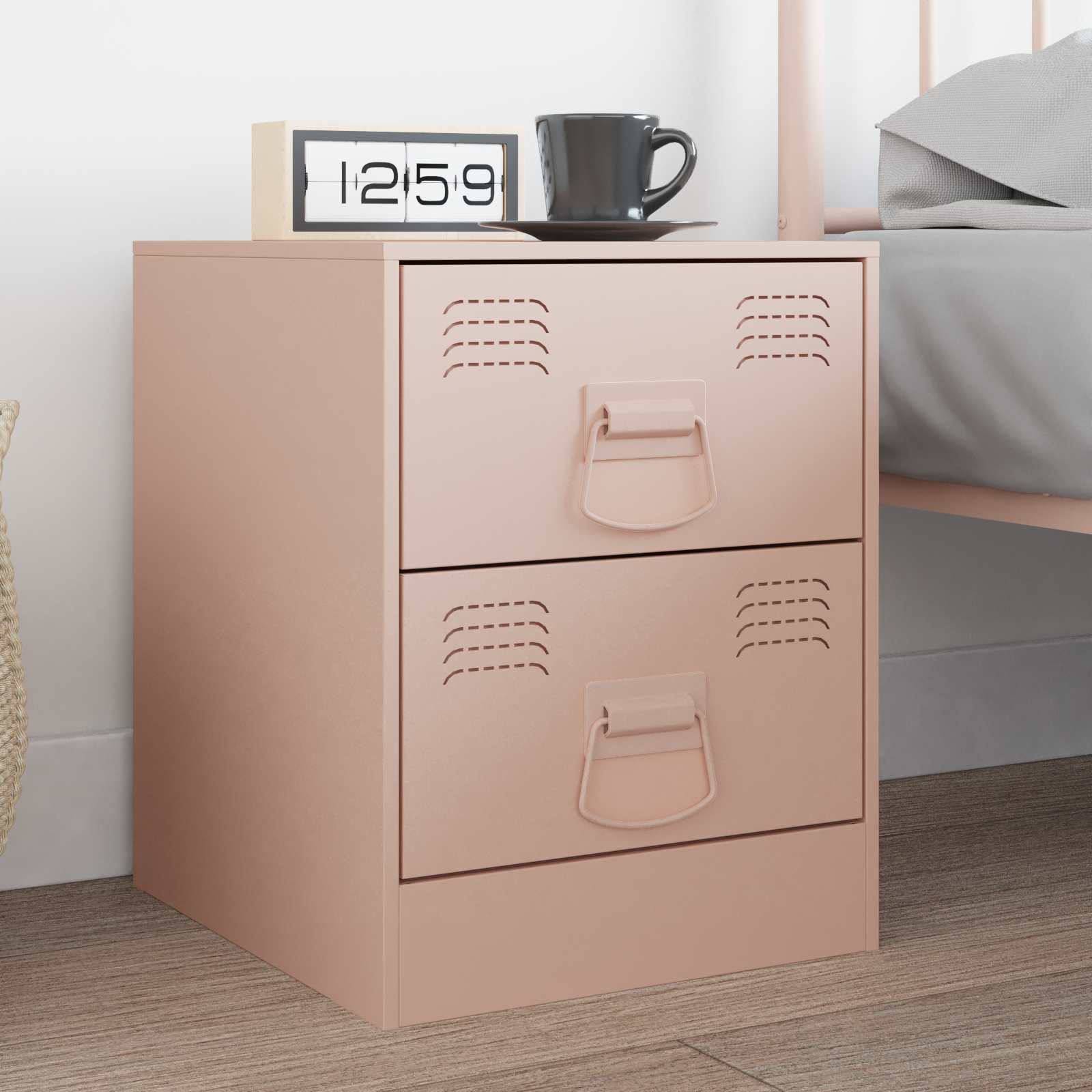 Schrankgriffe 2 stk. Rosa 85 x 45 mm Metall