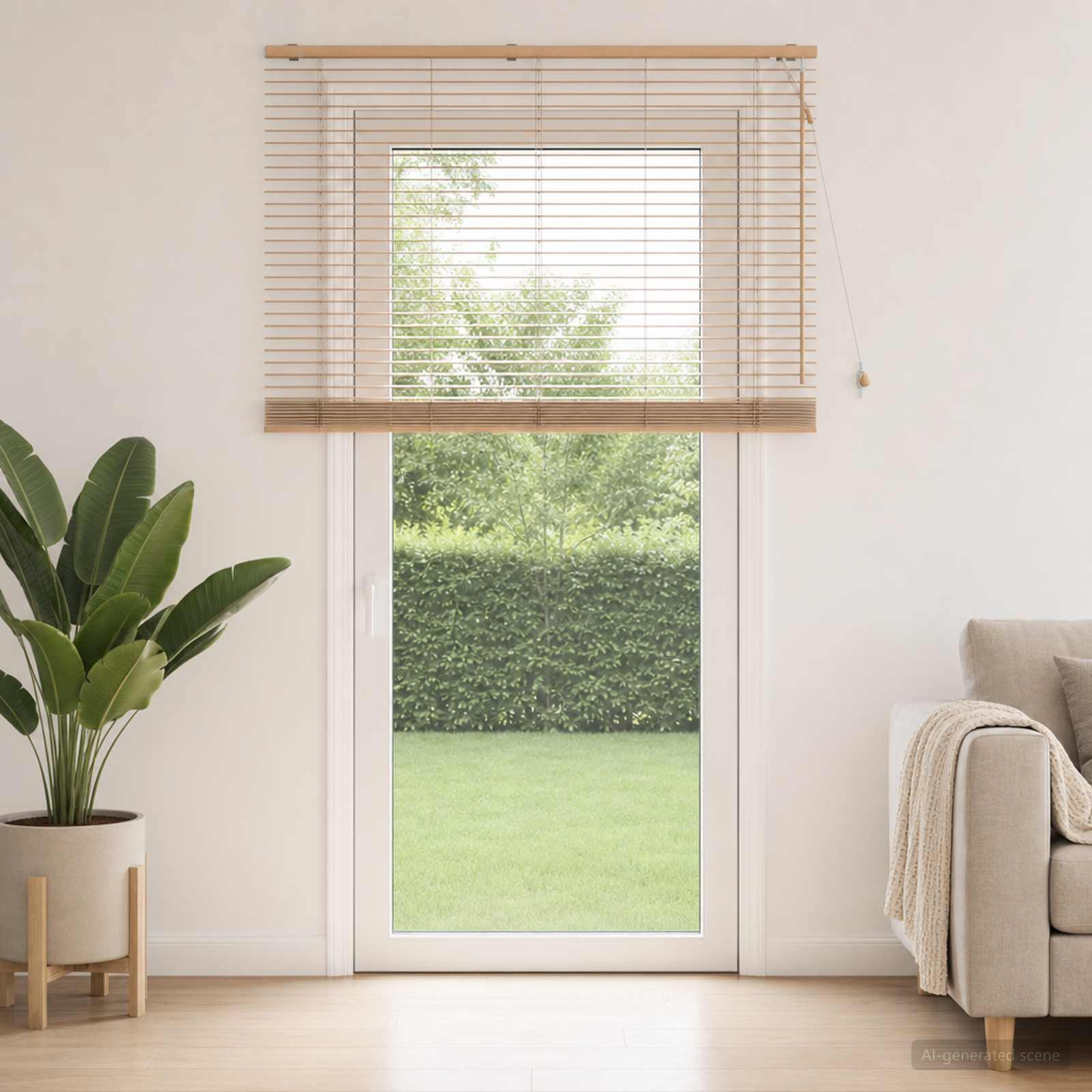 Venezianische Jalousie Eichenoptik 160 x 250 cm 35 mm