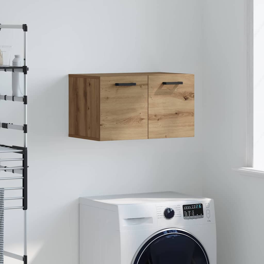 Wandschrank 60 x 36,5 x 35 cm Holzwerkstoff Artisan-Eiche