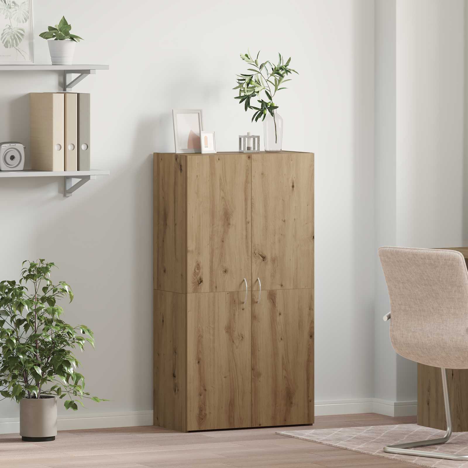 Büroschrank Artisan-Eiche 60 x 32 x 115 cm Holzwerkstoff
