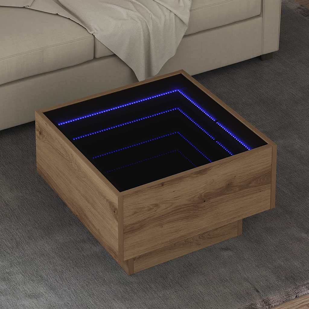 Couchtisch Artisan-Eiche 50 x 50 x 30 cm