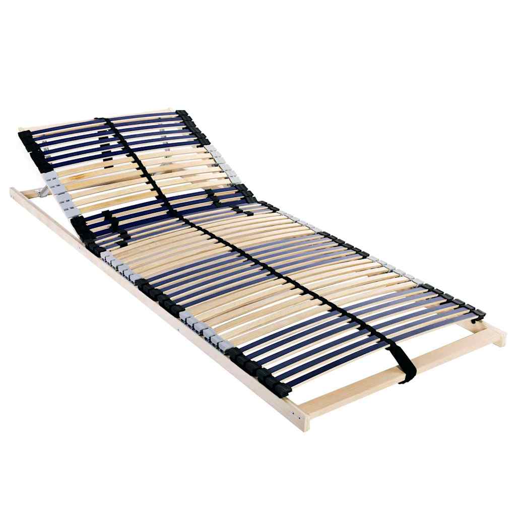 Bett-Lattenrost Braun 70 x 190 cm Massivholz Buche