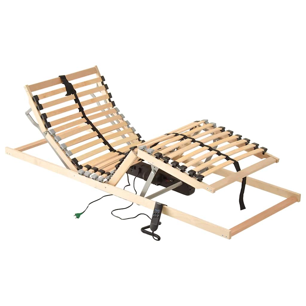Bett-Lattenrost Braun 70 x 190 cm Massivholz Buche