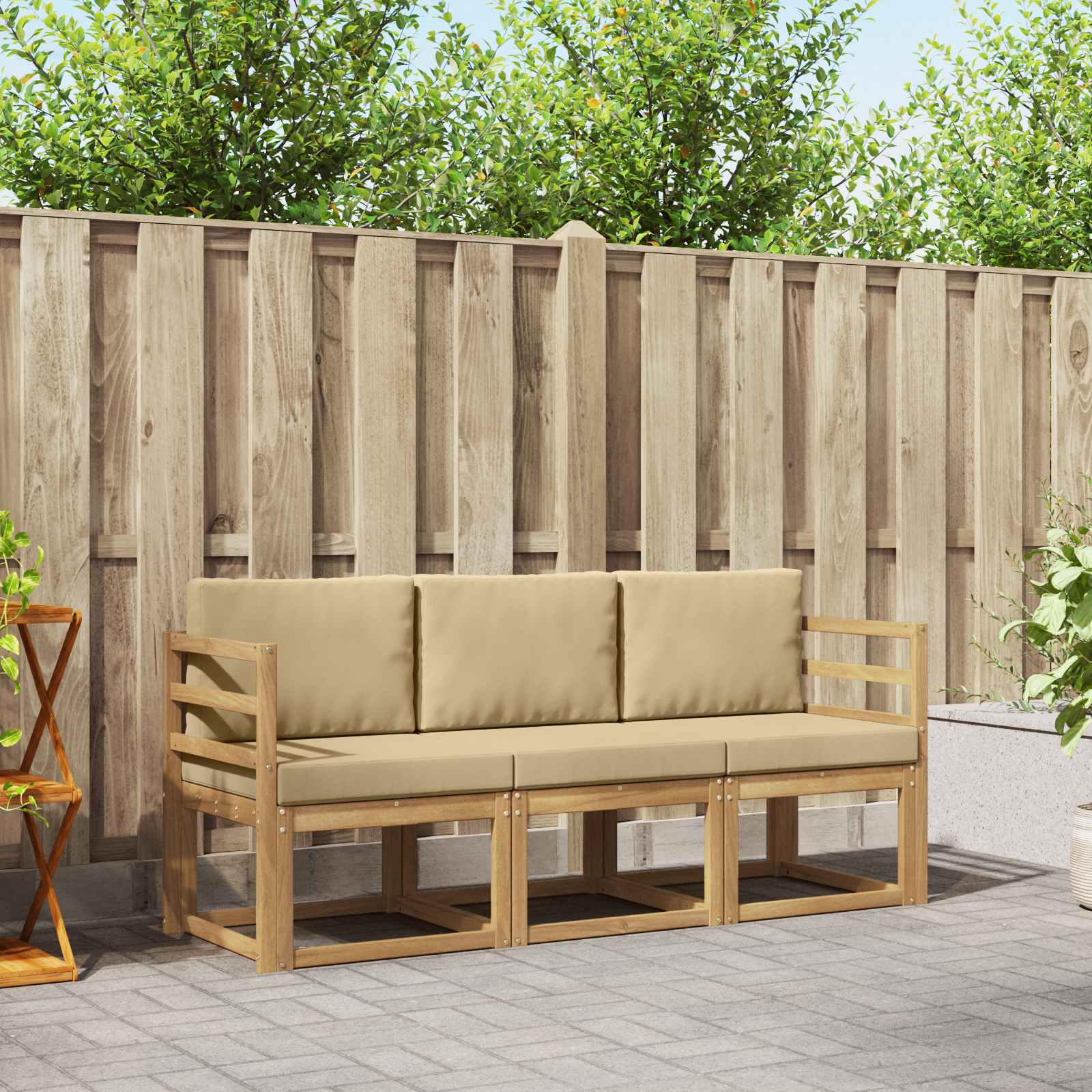 Outdoor-Sofagarnitur 3 stk.